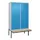 locker voor scheiding van kleding,HxBxD 2120x1200x815mm,4vak