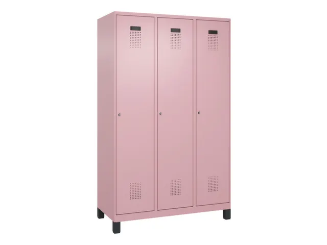 locker voor scheiding van kleding,HxBxD 1950x1200x500mm,3vak