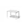 bureau HxBxD 740x1200x800mm blad grijswit 4-voeten verkeerswit