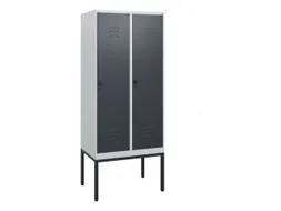 locker,HxBxD 1950x800x500mm,2vak,vak B 400mm,draaigrendel