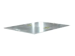 2-dlg. klapdeksel,staal,v. Gaasbox,BxD 800x1000mm,verzinkt - 2