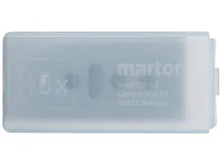 Reservemes Martor Industrie mesje nr. 45 rechthoekig 10 stuks - 2
