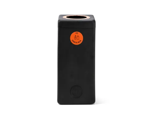 Afvalbak 90 liter EarthBin Zwart Oranje