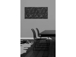 Glas/magneetbord Sigel Artverum 91x46 Zwart Diamond - 4
