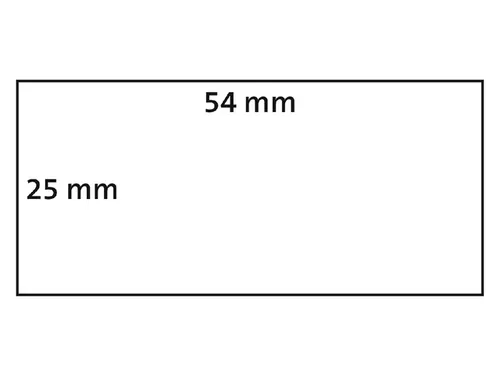 Etiket Dymo 11352 Labelprint Retouradres 25x54mm
