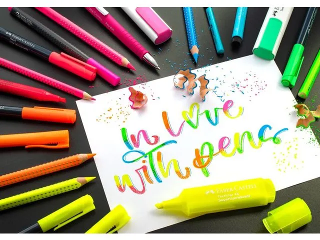 Markeerstift Faber-Castell 1148 Jumbo GRIP Neon groen