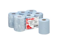 Poetsrol WypAll L10 1-laags 18,3cm106m 280vel blauw 6220