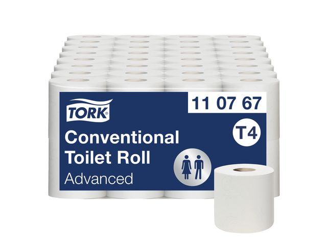 Toiletpapier Tork T4 110767 2-Laags 250 Vel Advanced Xl 64 Rollen | ToiletHygieneShop.nl