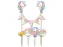 Cake decoratie Unicorn 9 stuks