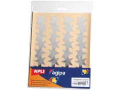 Metallic Stickers Blister Met 128 Stuks Goud En Zilver