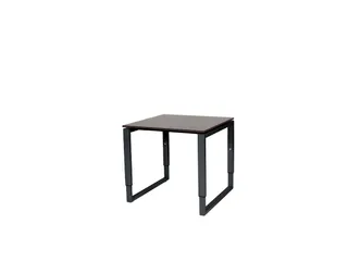 Domino Plus Bureau Hoogte Verstelbaar 800x800mm Logan Eiken Zwart - 1