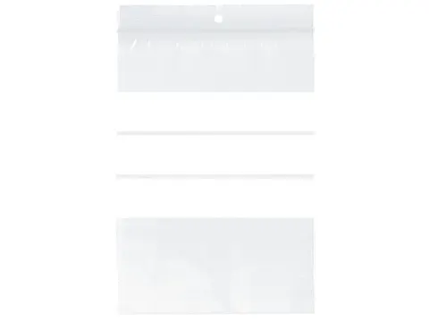 gripzak Raadhuis 80x120mm met schrijfvlak, doos a 12000 stuks