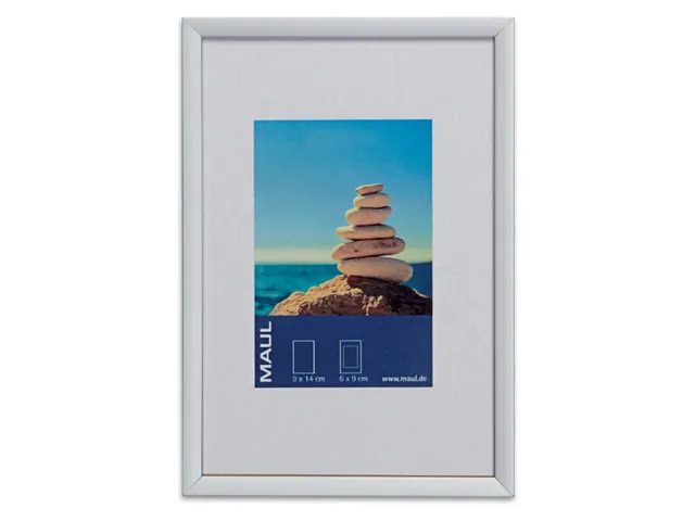 Fotolijst MAUL design 10x15cm aluminium frame zilver