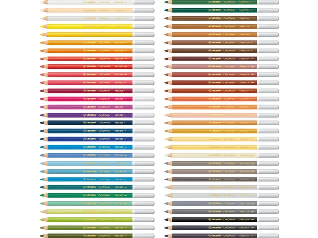 Kleurpotloden STABILO CarbOthello kalkpastel assorti blik à 36 stuks