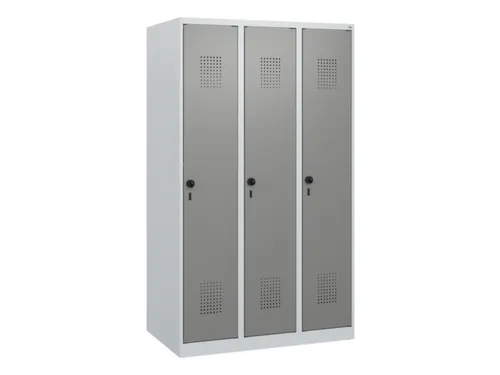 schoollocker,HxBxD 1530x900x500mm,3vak,vak B 300mm,draaigrendel