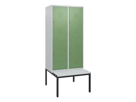 Dubbeldekse dekenkist,HxBxD 1950x800x815mm,2x2vak.,vak B 400mm