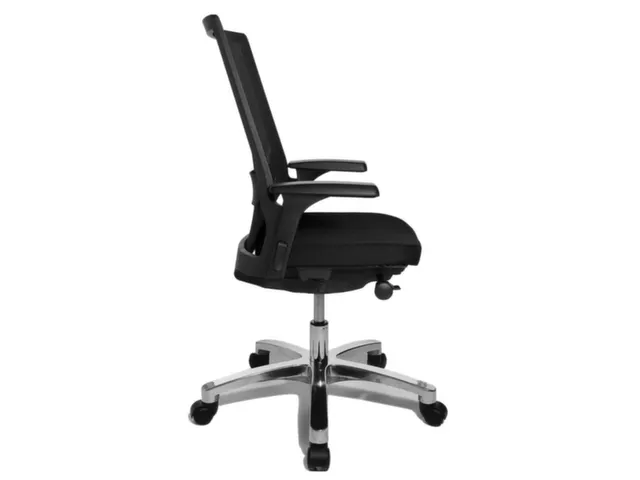 Siège De Bureau Pivotant Noir Assise Hxlxp 420-550X480X460Mm Mécan.