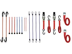 Spanbanden en spanelastiekenset Toolland 20 stuks