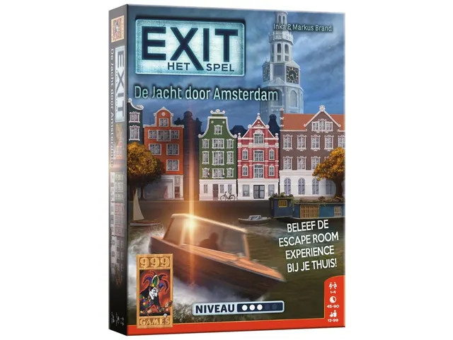 999Games Breinbreker Spel EXIT De Jacht door Amsterdam 12+