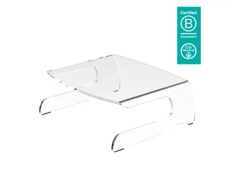 LCD Monitorverhoger VH 550 transparant acryl