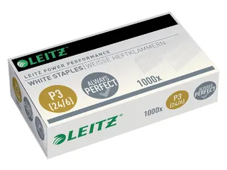 Nieten Leitz P3 24/6 wit 1000 stuks - 1