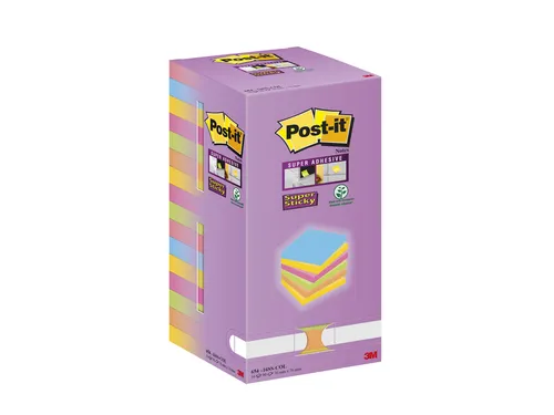 Memoblok 3M Post-it 654 76x76mm color notes