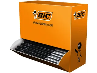 Balpen Bic M10 medium zwart doos à 90+10 gratis - 3