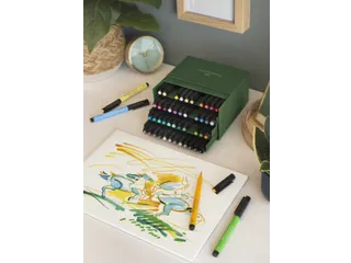 Tekenstift Faber Castell Pitt Artist Pen Brush 48 delig studiobox - 5