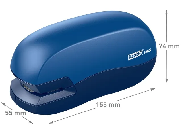 Nietmachine Rapid Elektrisch 10BX 10vel blauw/wit