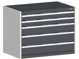 ladekast,HxBxD 800x1050x650mm,5lade(n),lade voor normale belastingen - 1