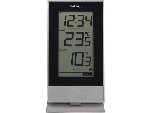 Thermometer Technoline WS 9900 85x166x56 mm wit met 1 buitensensor
