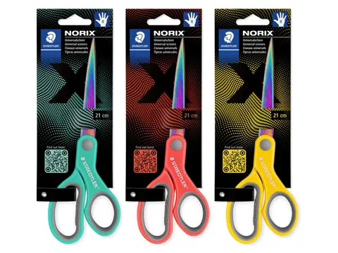 Ciseaux Staedtler Norix 21cm 3 couleurs assorti