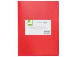 Showalbum Personaliseerbaar A4 10 Tassen Rood