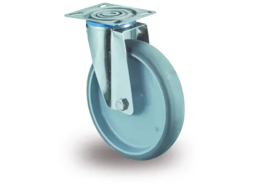 Zwenkwiel 60kg Thermopl. Banden Kunststof Velg 80 x 30mm