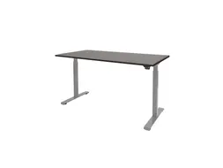 Dextro Basic Zit-sta Bureau Elektrisch 180x90 Logan Eiken 25mm Alu