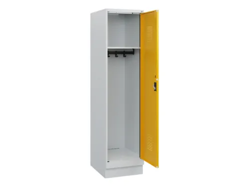 schoollocker,HxBxD 1630x400x500mm,1vak,vak B 400mm,cil.-slot,sokkel