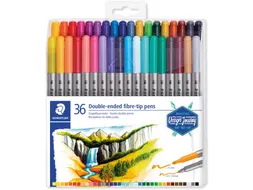 Viltstift Dubbele Ultrafijne Punt Set 36 Kleuren
