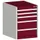 ladekast HxBxD 700x525x525mm 5laden romp RAL7035 front RAL3004