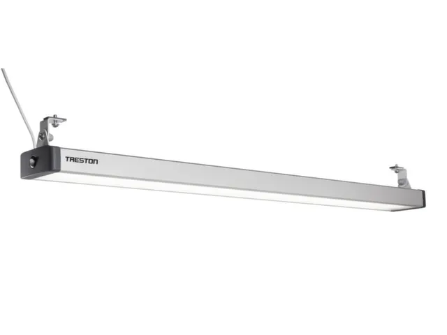 LED-lamp,v. werktafel,HxBxD 50x1180x120mm,kabel 2,6m,lichtgrijs