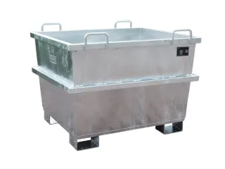 Universele Stortgoedbak Verzinkt Heftruck Kraan 955x1040x1200mm - 1