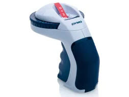 Lettertang Dymo Omega embossing blauw