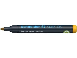 Marker Schneider Maxx 130 permanent ronde punt geel - 3