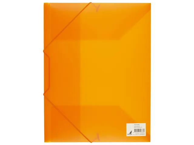 Elastomap Kangaro A4 PP transparant oranje