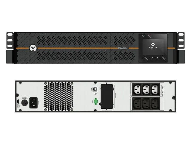 Vertiv EDGELI-1500IRT2U, Line-interactive, 1,5 kVA, 1350 W, Sinus, 166