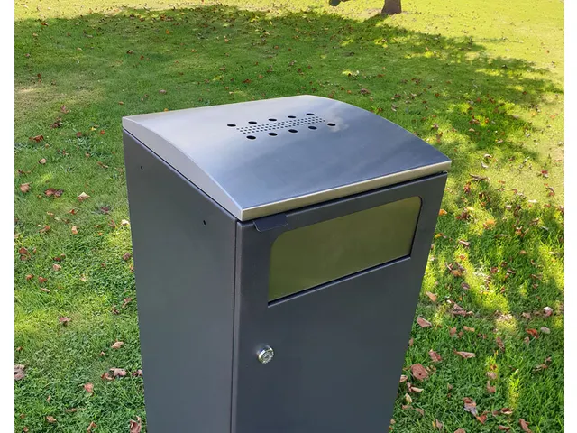 Bica 5078 Buitenafvalbak 100 Liter Antraciet