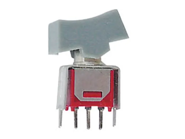 Verticale Subminiatuur Rockerschakelaar Spdt On-On