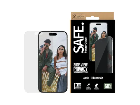PanzerGlass SAFE. by Privacy Screen Protector iPhone Air | Ultra-Wi