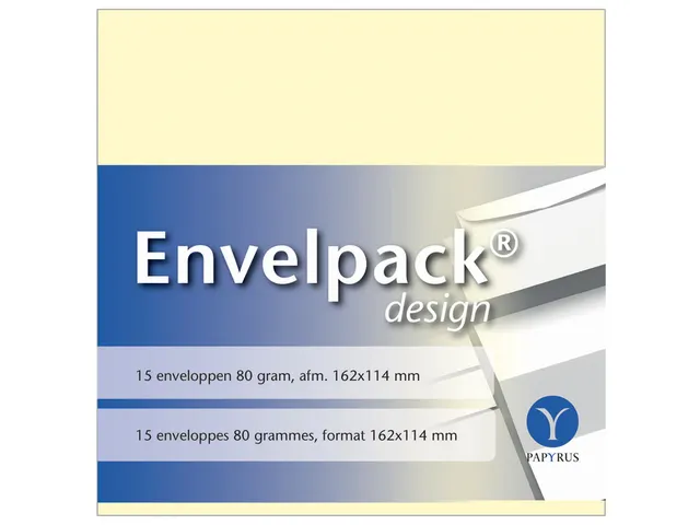 Envelop Papyrus Envelpack Design C6 114x162mm ivoor 894400 15 stuks