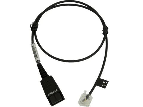 Jabra 8800-00-94, Kabel, Transparant, Zwart