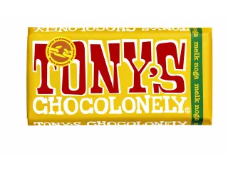 Chocolade Tony's Chocolonely reep 180gr melk noga - 1